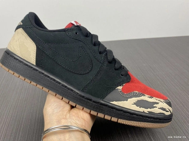 Chep Onekick SoleFly x DN3400-001 Air Jordan 1 Low Carnivore 0808